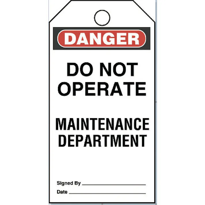 【CAINZ-DASH】パンドウイットコーポレーション セーフティタグ DO NOT OPERATE PVT-44 PVT-44【別送品】