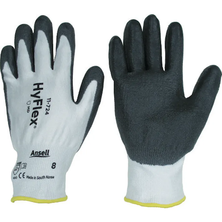 【CAINZ-DASH】アンセル・ヘルスケア・ジャパン 耐切創手袋 ハイフレックス11-724 Mサイズ 11-724-8【別送品】