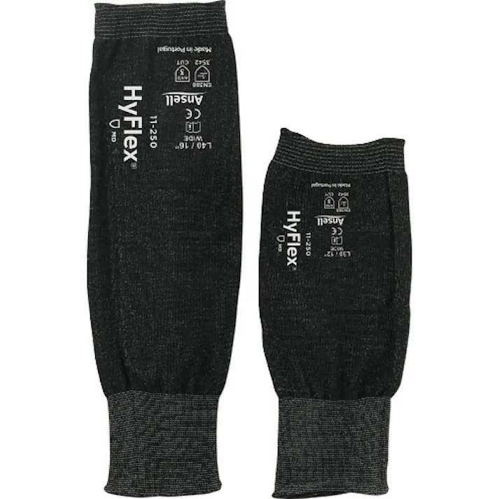 【CAINZ-DASH】アンセル・ヘルスケア・ジャパン 耐切創腕カバー ハイフレックス 11-250 エクストラワイドタイプ Lサイズ 1枚 11-250-180-XW【別送品】