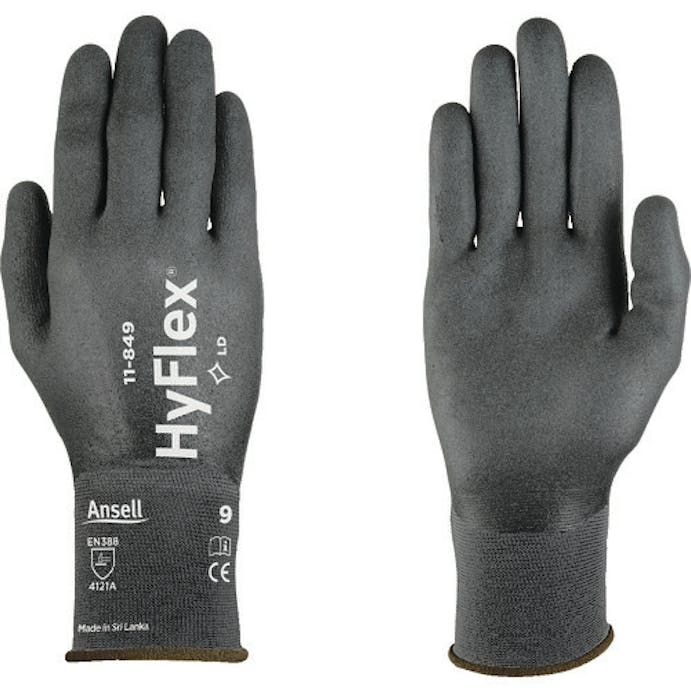 【CAINZ-DASH】アンセル・ヘルスケア・ジャパン ニトリルコーティング手袋　ハイフレックス　１１－８４９　ＸＳサイズ 11-849-6【別送品】