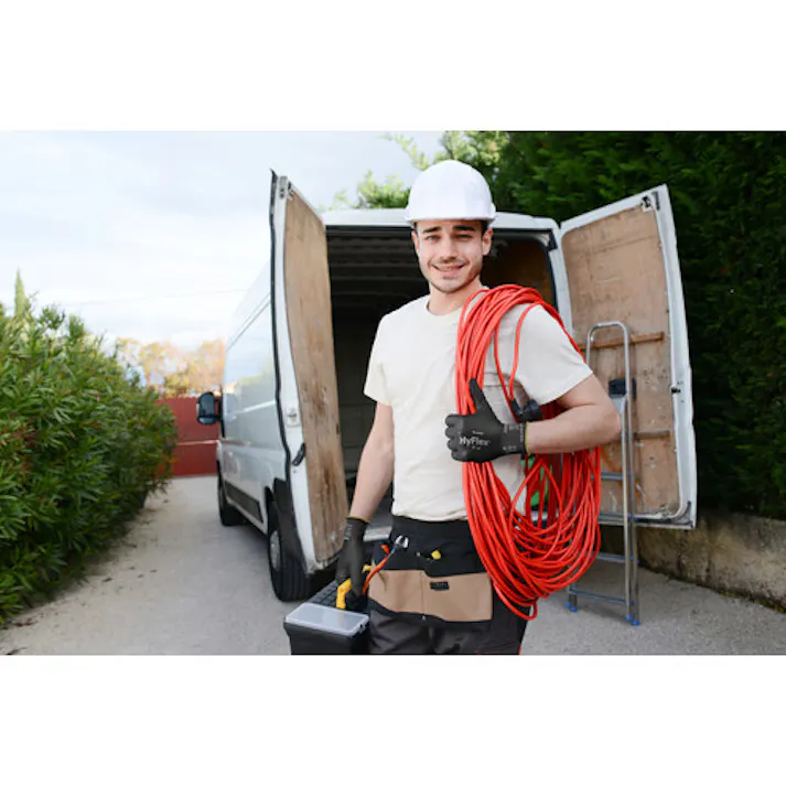 【CAINZ-DASH】アンセル・ヘルスケア・ジャパン ニトリルコーティング手袋 ハイフレックス 11-849 Lサイズ 11-849-9【別送品】