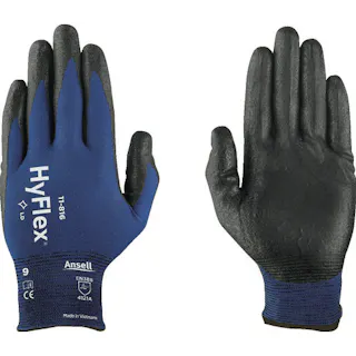 【CAINZ-DASH】アンセル・ヘルスケア・ジャパン ニトリル背抜き手袋 ハイフレックス 11-816 XSサイズ 11-816-6【別送品】