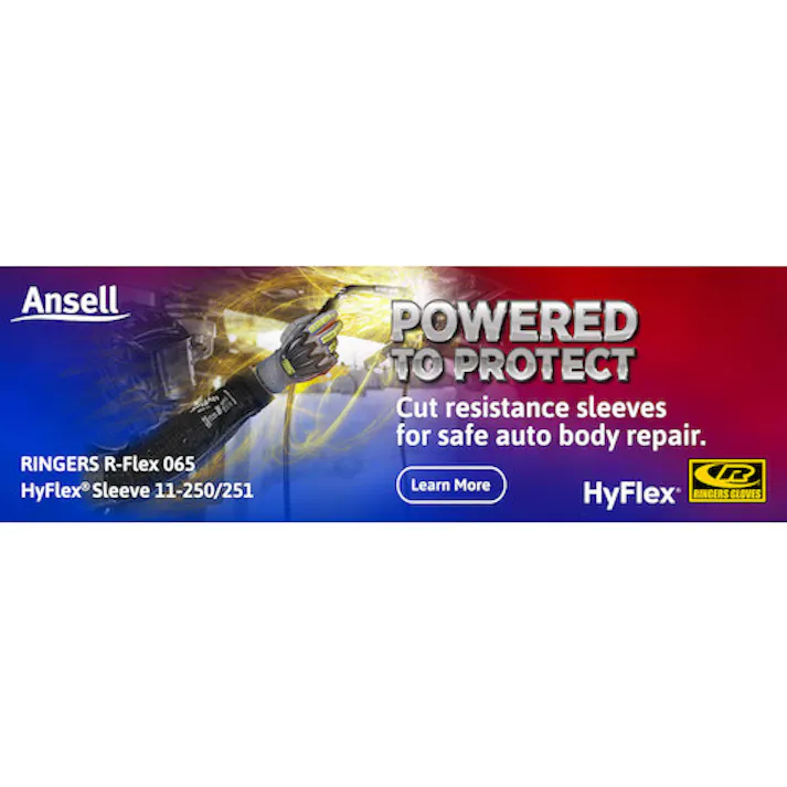 【CAINZ-DASH】アンセル・ヘルスケア・ジャパン 耐切創腕カバー ハイフレックス 11-250 ワイドタイプ Sサイズ 1枚 11-250-120-W【別送品】