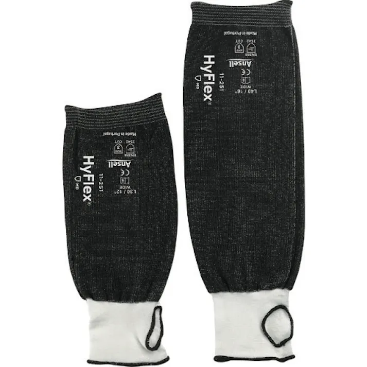 【CAINZ-DASH】アンセル・ヘルスケア・ジャパン 耐切創腕カバー ハイフレックス 11-251 ワイドタイプ Sサイズ 1枚 11-251-120-W【別送品】