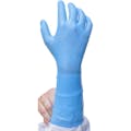 【CAINZ-DASH】耐薬品ニトリルゴム使い捨て手袋　マイクロフレックス　９３－２４３　Ｓサイズ　（１００枚入）【別送品】