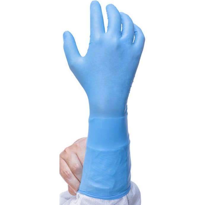 【CAINZ-DASH】アンセル・ヘルスケア・ジャパン 耐薬品ニトリルゴム使い捨て手袋　マイクロフレックス　９３－２４３　Ｓサイズ　（１００枚入） 93-243-7【別送品】