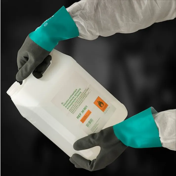 【CAINZ-DASH】アンセル・ヘルスケア・ジャパン 耐薬品手袋 アルファテック 58-530 Mサイズ 58-530-8【別送品】