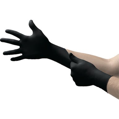 【CAINZ-DASH】アンセル・ヘルスケア・ジャパン 耐薬品ニトリルゴム使い捨て手袋　マイクロフレックス　９３－８５２　Ｓサイズ　（１００枚入） 93-852-7【別送品】