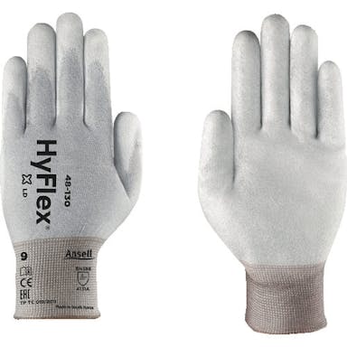 【CAINZ-DASH】アンセル・ヘルスケア・ジャパン 静電気対策手袋　ハイフレックス　４８－１３０　Ｌサイズ 48-130-9【別送品】