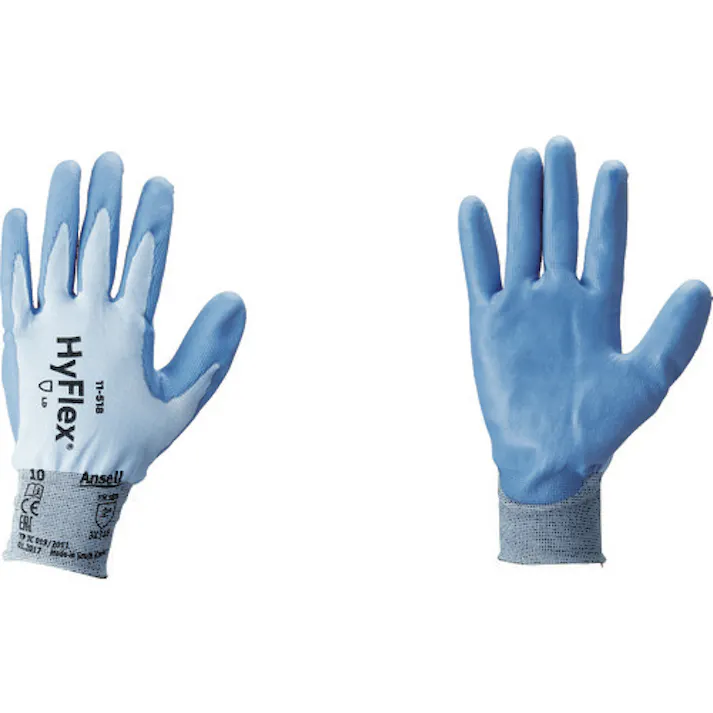 【CAINZ-DASH】アンセル・ヘルスケア・ジャパン 耐切創手袋 ハイフレックス 11-518 Lサイズ 11-518-9【別送品】