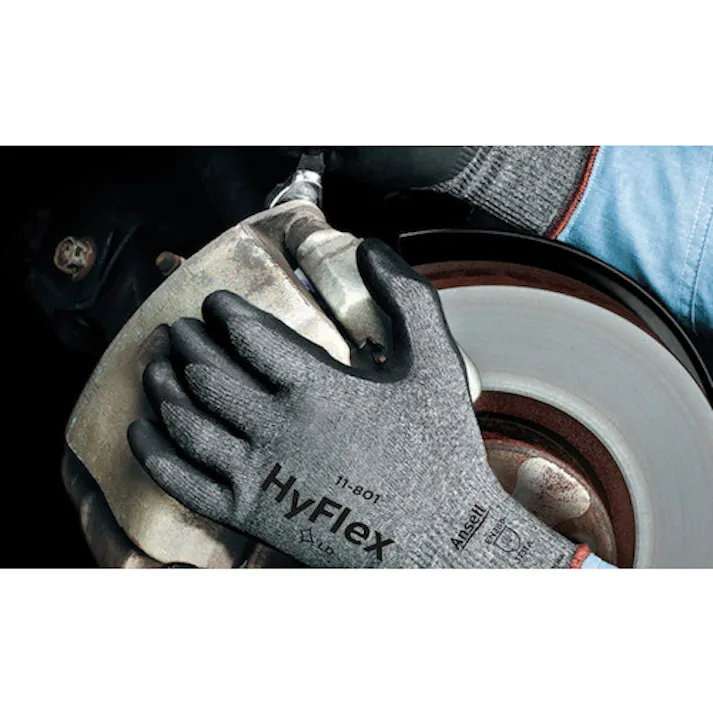 【CAINZ-DASH】アンセル・ヘルスケア・ジャパン 軽作業用手袋 ハイフレックス 11-801 Lサイズ 11-801-9【別送品】