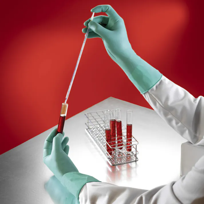 【CAINZ-DASH】アンセル・ヘルスケア・ジャパン 耐薬品ネオプレンゴム使い捨て手袋 NeoTouch 25-201 Lサイズ (100枚入) 25-201-9【別送品】