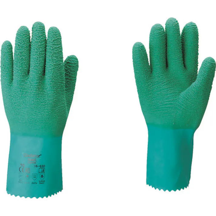 【CAINZ-DASH】アンセル・ヘルスケア・ジャパン 耐切創・耐薬品手袋 アルファテック 16-650 XLサイズ 16-650-10【別送品】