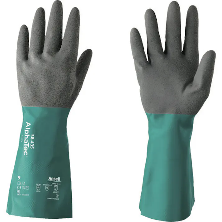 【CAINZ-DASH】アンセル・ヘルスケア・ジャパン 耐薬品手袋 アルファテック 58-435 Sサイズ 58-435-7【別送品】