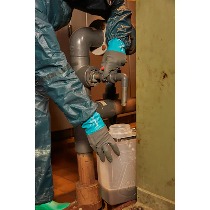 【CAINZ-DASH】アンセル・ヘルスケア・ジャパン 耐薬品手袋 アルファテック 58-435 Sサイズ 58-435-7【別送品】