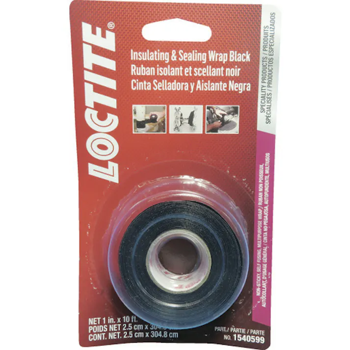 【CAINZ-DASH】ヘンケルジャパンACM事業部 絶縁&シーリングラップ 2.5cm×3m 黒 シリコーンテープ(1540599)(SI5075) 1540599【別送品】