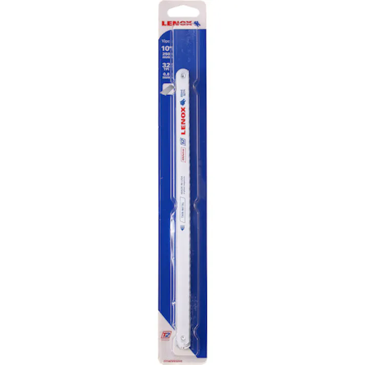 【CAINZ-DASH】LENOX社 バイメタルハックソーブレード 250mm×32山(10枚入り) 20142V032HE【別送品】