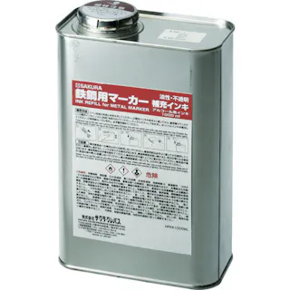 【CAINZ-DASH】サクラクレパス 鉄鋼用マーカー補充インキ 白 HPKK1000ML-50W【別送品】
