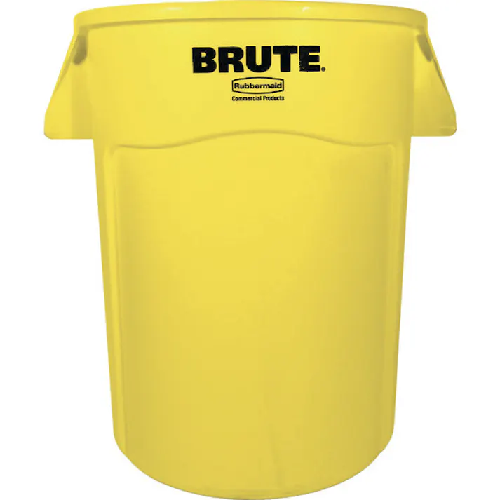 【CAINZ-DASH】ニューウェルブランズ・ジャパン合同会社 ラウンドブルートコンテナ スリット付き 75.7L イエロー 262004【別送品】