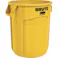 【CAINZ-DASH】ニューウェルブランズ・ジャパン合同会社 ラウンドブルートコンテナ スリット付き 75.7L イエロー 262004【別送品】