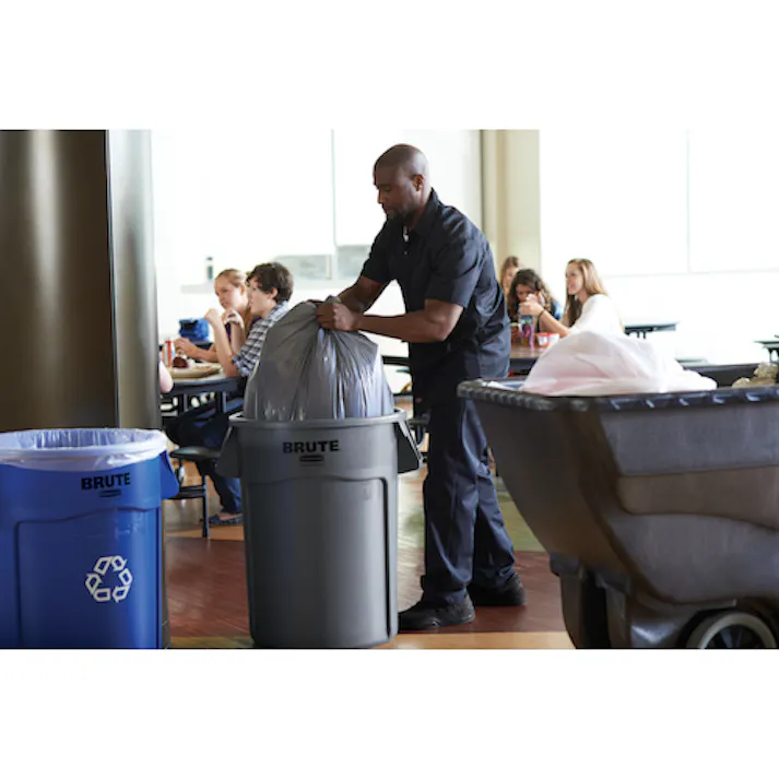 【CAINZ-DASH】ニューウェルブランズ・ジャパン合同会社 ラウンドブルートコンテナ スリット付き 75.7L イエロー 262004【別送品】