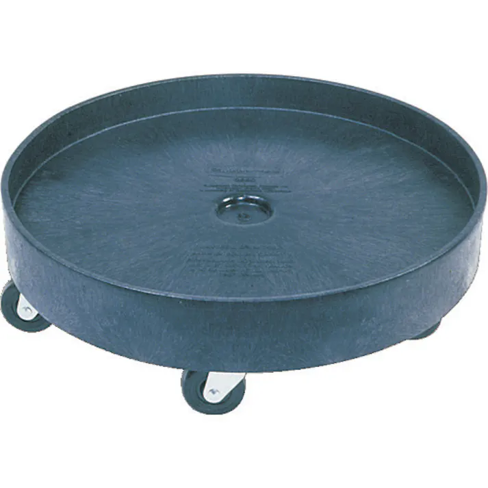 【CAINZ-DASH】ニューウェルブランズ・ジャパン合同会社 ラウンドブルートコンテナ用ドーリー ドラム式 ブラック 2650【別送品】