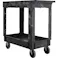 【CAINZ-DASH】ニューウェルブランズ・ジャパン合同会社 2シェルフユーティリティーカート ブラック 9T6607【別送品】