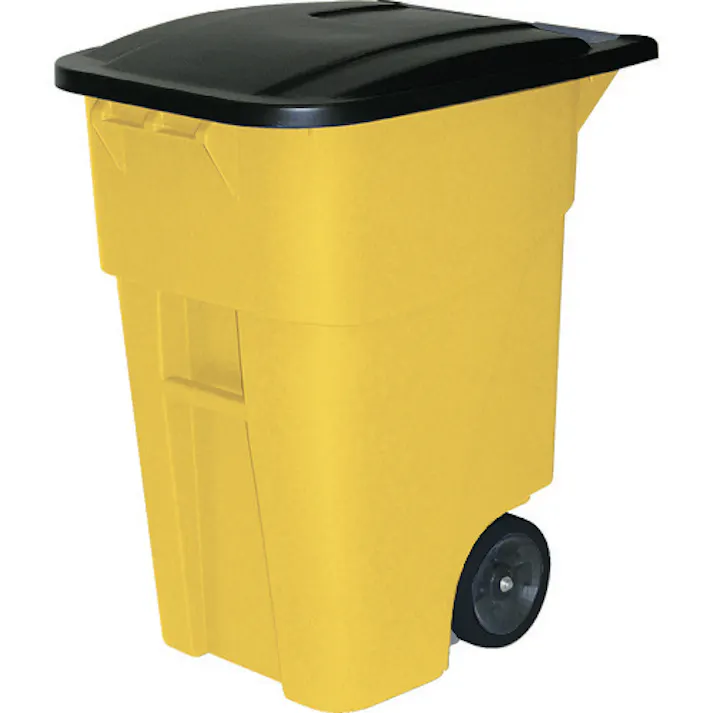 【CAINZ-DASH】ニューウェルブランズ・ジャパン合同会社 ブルートロールアウトコンテナ 189.3L イエロー 9W2700-YEL【別送品】