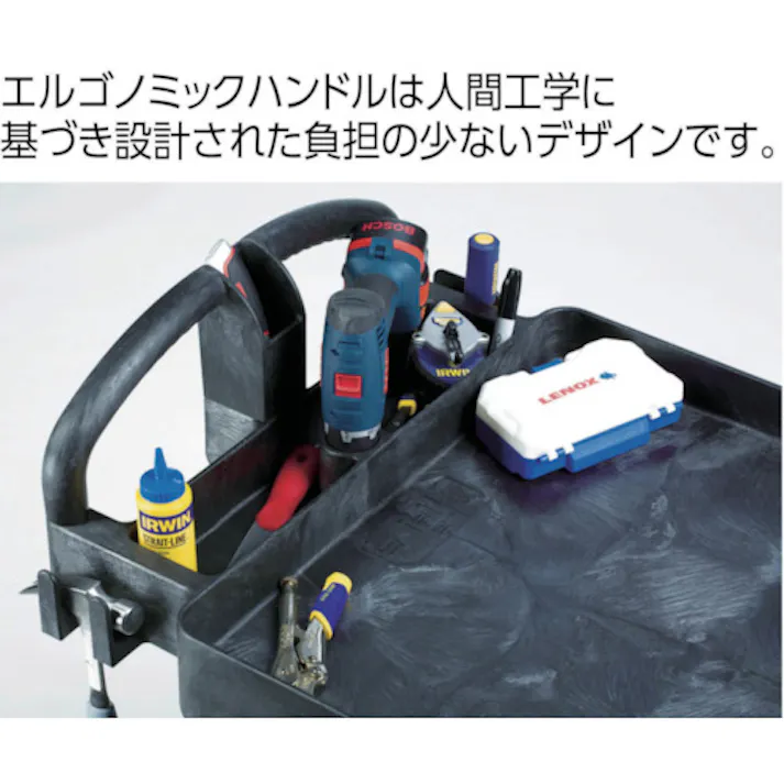 【CAINZ-DASH】ニューウェルブランズ・ジャパン合同会社 フラットシェルフユーティリティカート ブラック 452507【別送品】