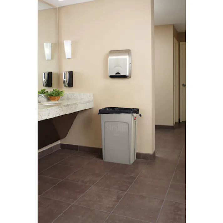 【CAINZ-DASH】ニューウェルブランズ・ジャパン合同会社 スリムジムコンテナ 通気孔付き 87.1L グレイ 3540-6075【別送品】