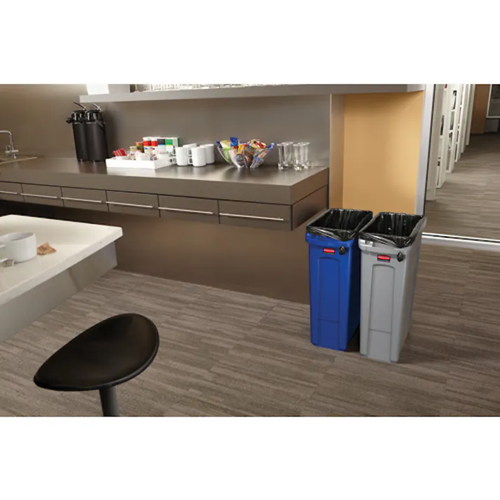 【CAINZ-DASH】ニューウェルブランズ・ジャパン合同会社 スリムジムコンテナ 通気孔付き 87.1L グレイ 3540-6075【別送品】