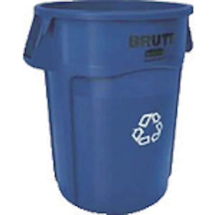 【CAINZ-DASH】ニューウェルブランズ・ジャパン合同会社 ラウンドブルートコンテナ スリット付き 166.5L ダークブルー 26430765【別送品】