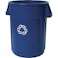 【CAINZ-DASH】ニューウェルブランズ・ジャパン合同会社 ラウンドブルートコンテナ スリット付き 166.5L ダークブルー 26430765【別送品】