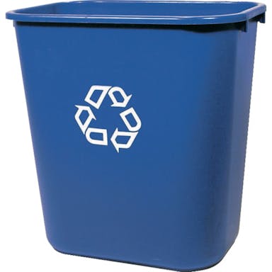 【CAINZ-DASH】ニューウェルブランズ・ジャパン合同会社 ゴミ箱　デスクサイドコンテナ（Ｌ）　ブルー　容量３９．０Ｌ 2957-73【別送品】