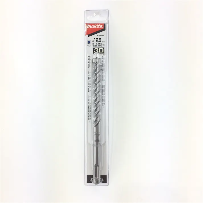 3Dプラス超硬ドリルビット 12.5×165 A-54449
