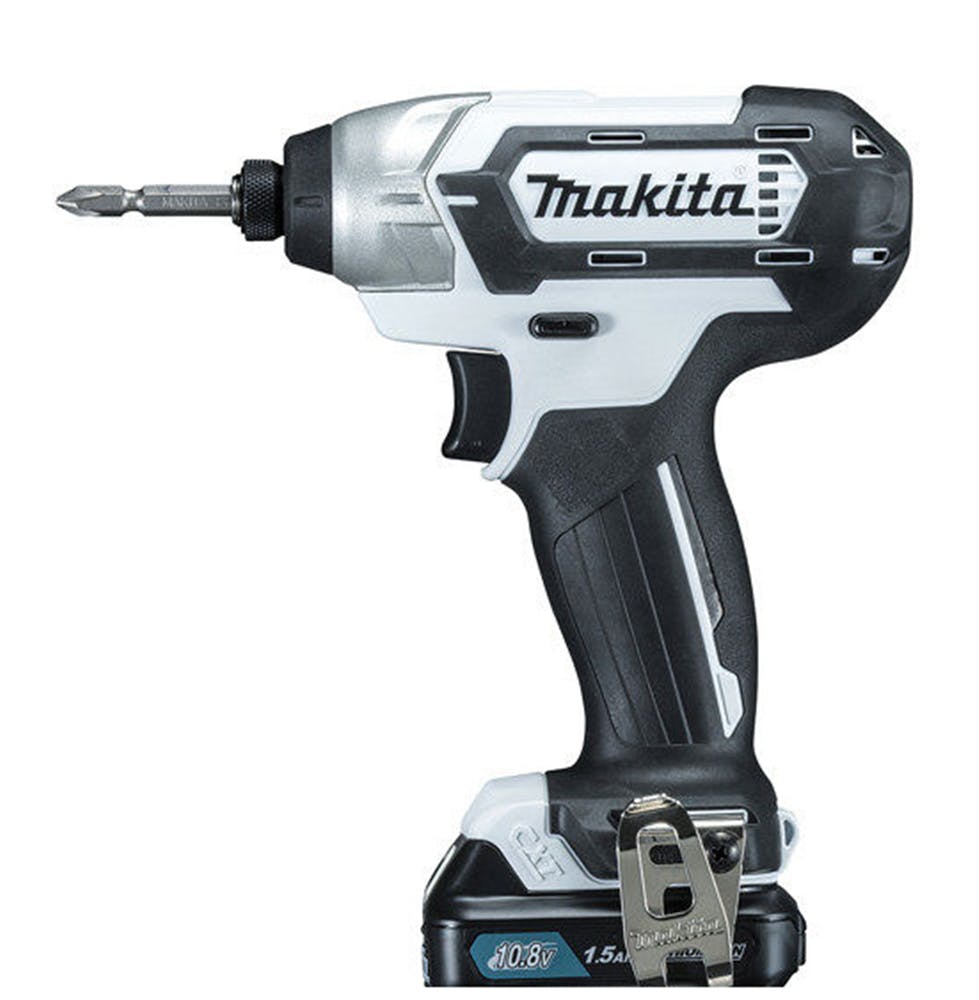 マキタ (Makita) TD110DSHXW インパクトドライバー_ 白 バッテリ2本