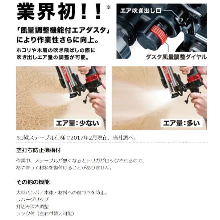 高圧エアタッカ AT425HE