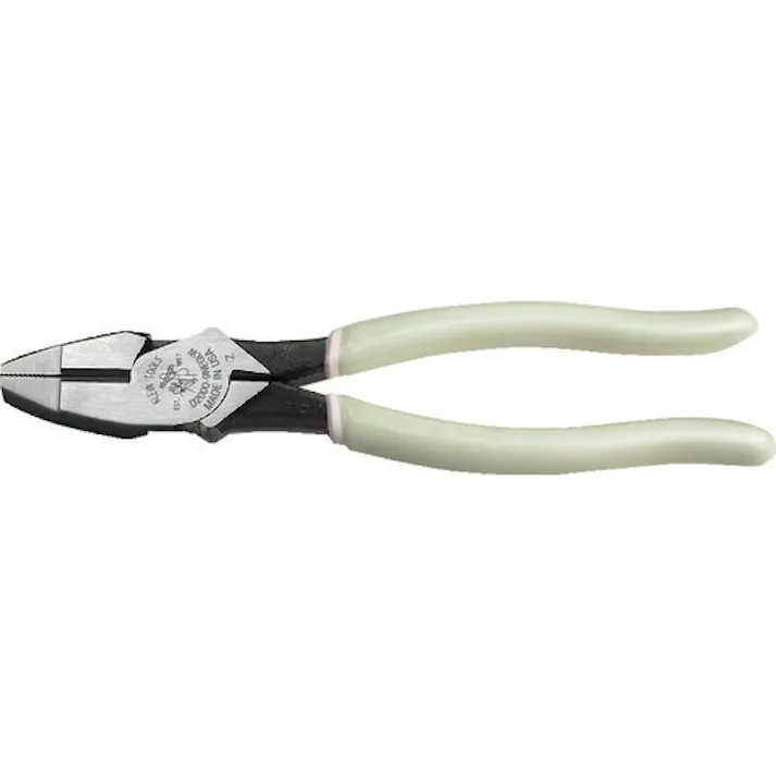 【CAINZ-DASH】KLEIN TOOLS社 強力型ペンチ 偏芯タイプ 250mm 蓄光タイプ D20009NEGLW【別送品】