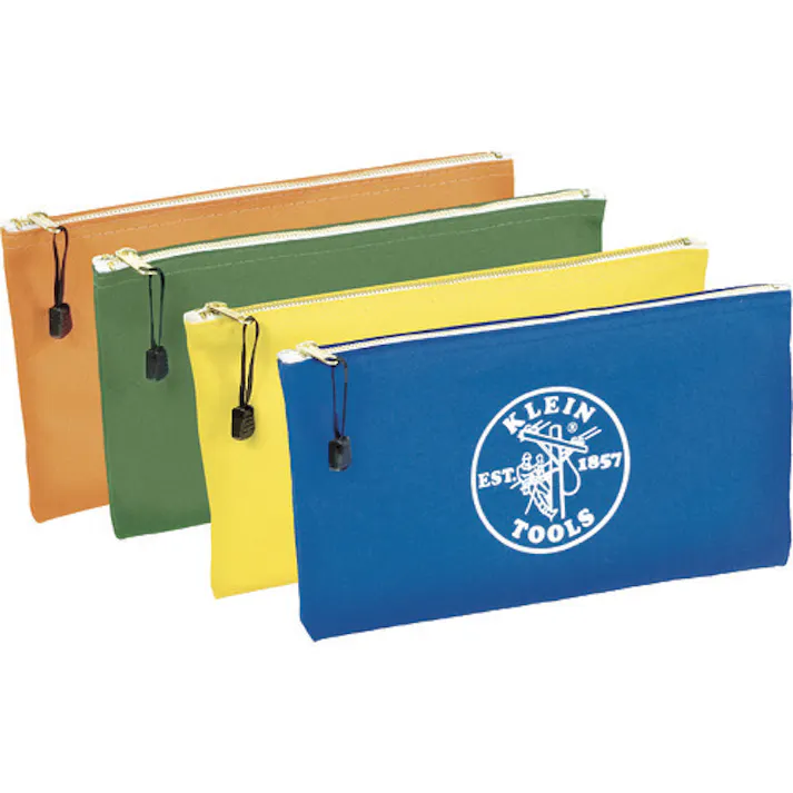 【CAINZ-DASH】KLEIN TOOLS社 ツールポーチ 4色セット(緑、橙、青、黄) 5140【別送品】