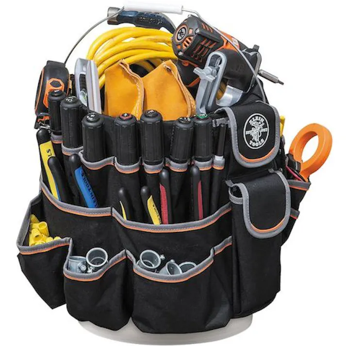 【CAINZ-DASH】KLEIN TOOLS社 電工バケツ用バッグ TradesmanPro 45ポケット 55448【別送品】