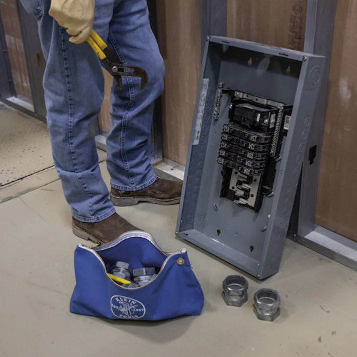 【CAINZ-DASH】KLEIN TOOLS社 ツールポーチ ラージ ブルー 5539LBLU【別送品】