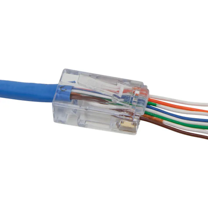 【CAINZ-DASH】KLEIN TOOLS社 Pass-Thruモジュラープラグ RJ45 CAT6(10個入り) VDV826729A【別送品】