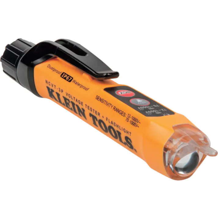 【CAINZ-DASH】KLEIN TOOLS社 検電器(交流専用)LEDライト付 NCVT3P【別送品】