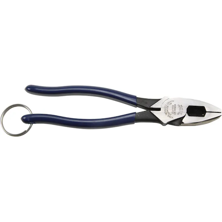 【CAINZ-DASH】KLEIN TOOLS社 ペンチ 偏芯タイプ 250mm リング付 D213-9NETT【別送品】