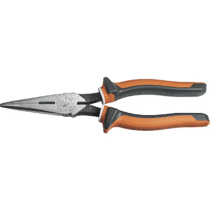 【CAINZ-DASH】KLEIN TOOLS社 絶縁ロングノーズプライヤー 220mm 203-8-EINS【別送品】