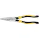 【CAINZ-DASH】KLEIN TOOLS社 強力型ロングノーズプライヤー サイドカット コンフォートハンドル 220mm J203-8N【別送品】