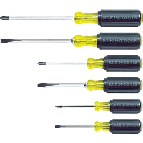 KLEIN TOOLS社 クッショングリップドライバーセット 6 本組み 85074 グリップドライバーセット KLEIN TOOLS社 クッショングリップドライバーセット 6 本組み 85074 グリップドライバーセット