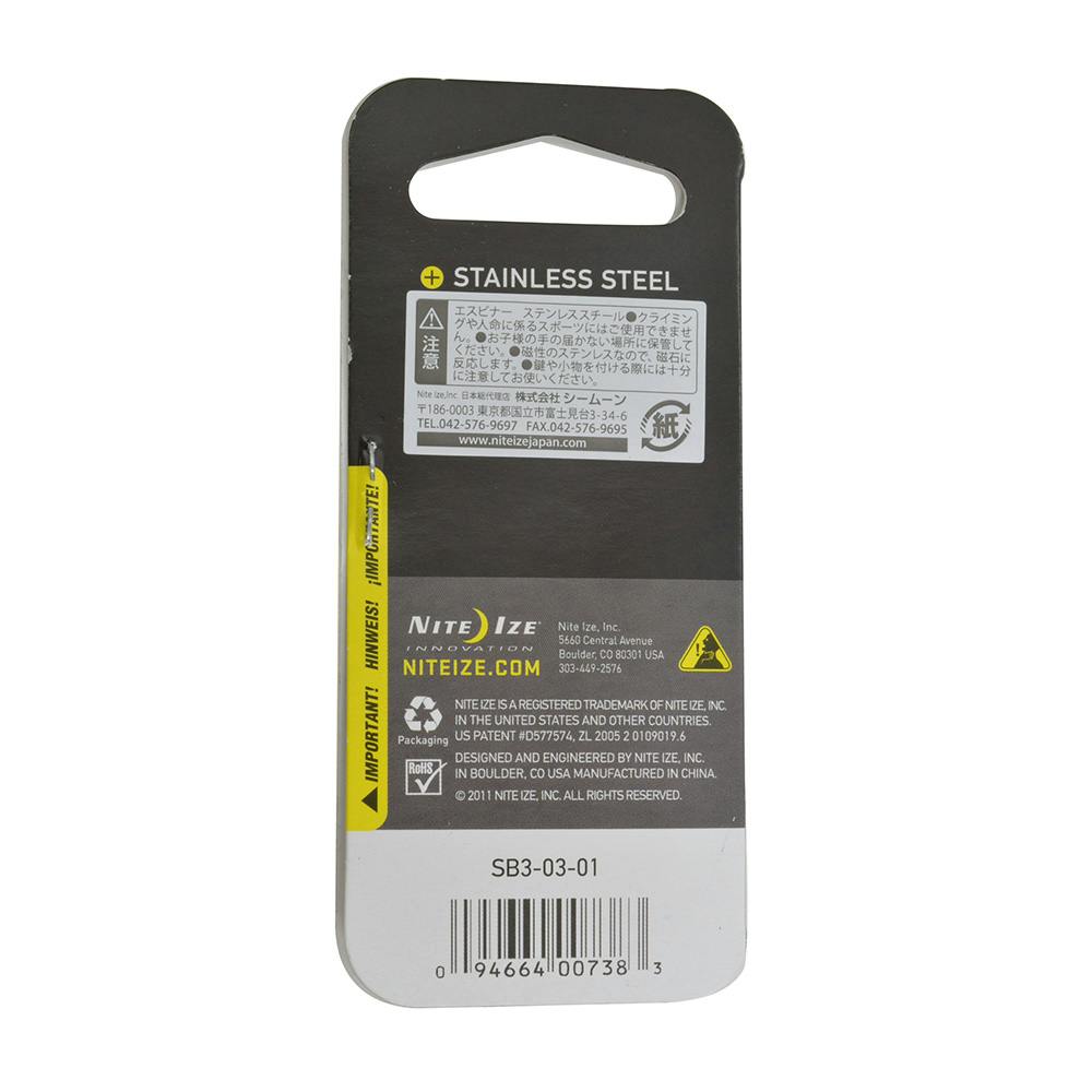 シームーン NiteIze エスビナー #3 ブラックチタン NI00738 | ねじ
