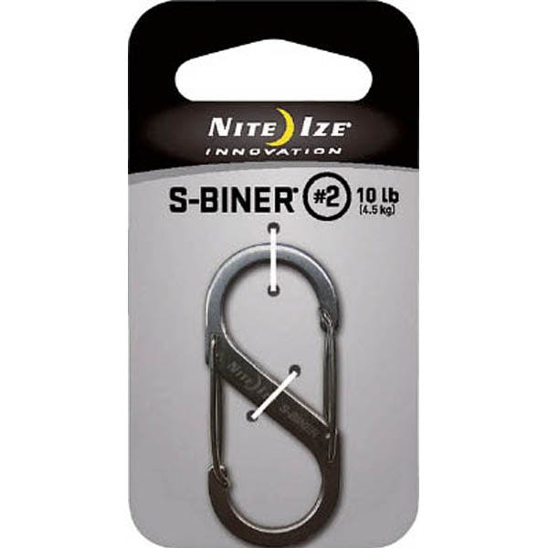 シームーン NiteIze エスビナー #2 ステンレスシルバー NI00743 DIY Sカン シームーン NiteIze エスビナー #2 ステンレスシルバー NI00743 DIY Sカン