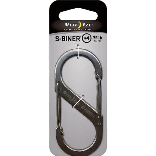 シームーン NiteIze エスビナー #4 ステンレスシルバー NI00745 DIY Sカン シームーン NiteIze エスビナー #4 ステンレスシルバー NI00745 DIY Sカン